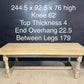 Large Oak Farmhouse Dining Table