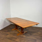 Cherry Wood Refectory Style Extending Table with Concealed Leaves