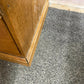 Vintage Solid Pine Low Chest of 3 Drawers Knob Handles Plinth