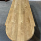 Large French Bleached Oak Farmhouse Dining Table