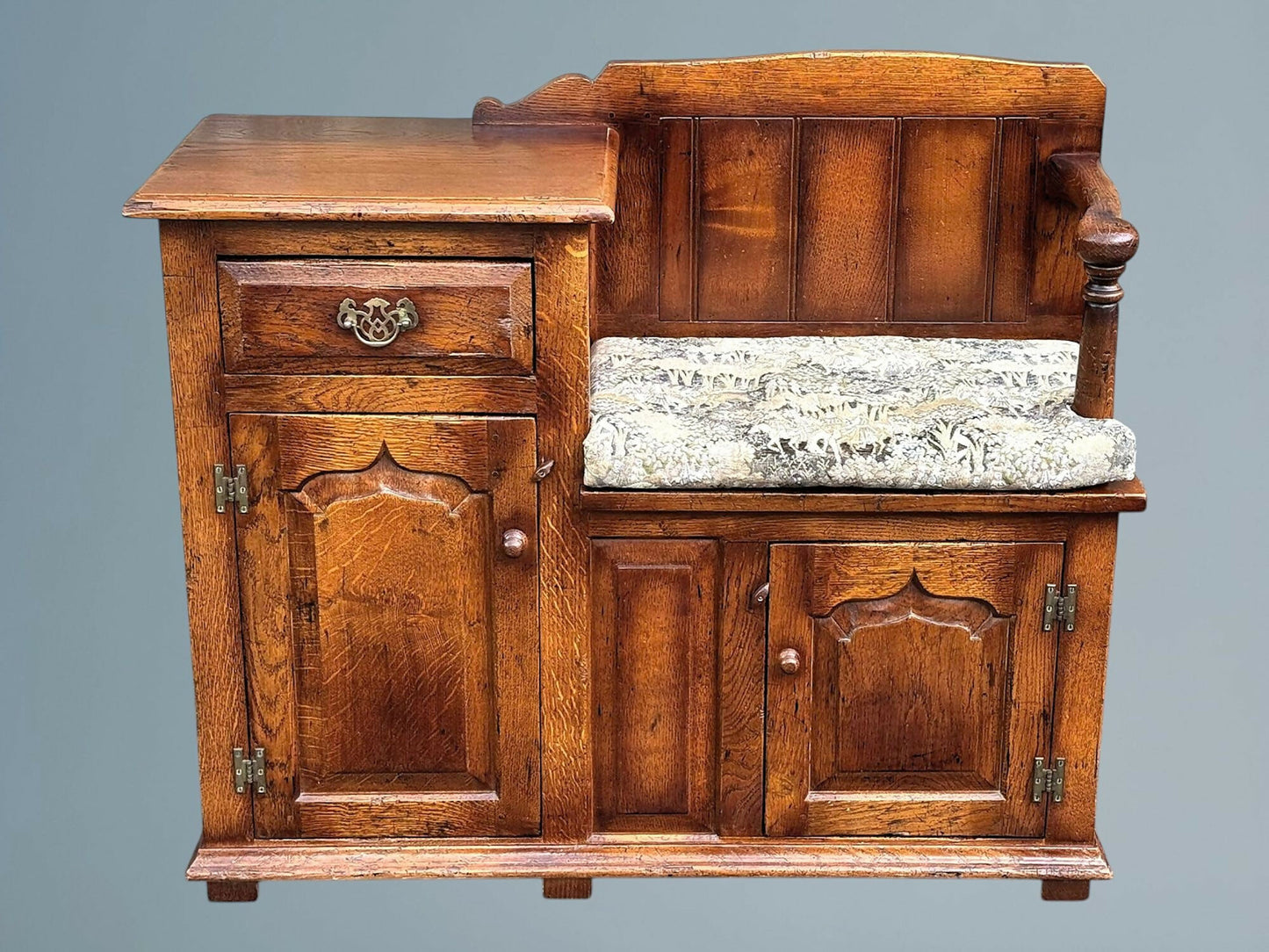 Oak Bench Seat / Oak Hall Seat / Oak Hall Bench