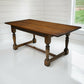 Old Charm Exeter Solid Oak Dining Table Light Oak VGC Seats 8 FREE UK Delivery