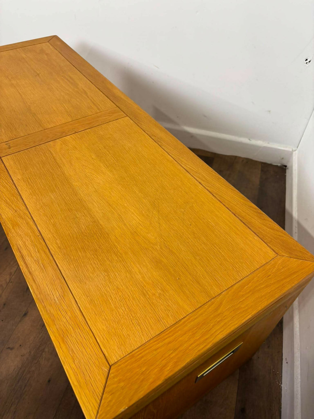 Modern Oak Blanket Box