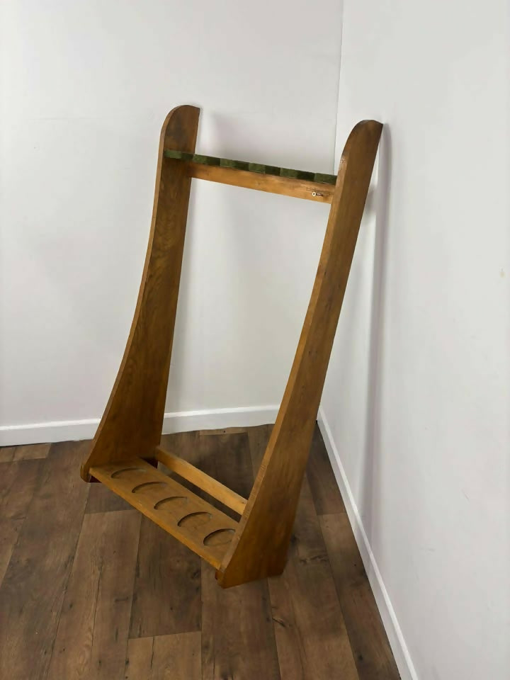 Vintage Oak Gun Rack