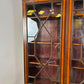 Edwardian Sheraton Style Inlaid Mahogany Bureau Bookcase