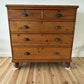 Antique Victorian Pine Chest of Drawers Rustic Solid Pine Chest of Drawers