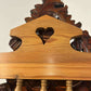 Antique Style Pine Over mantle Mirror
