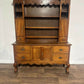 Vintage Oak Dresser With Rack4