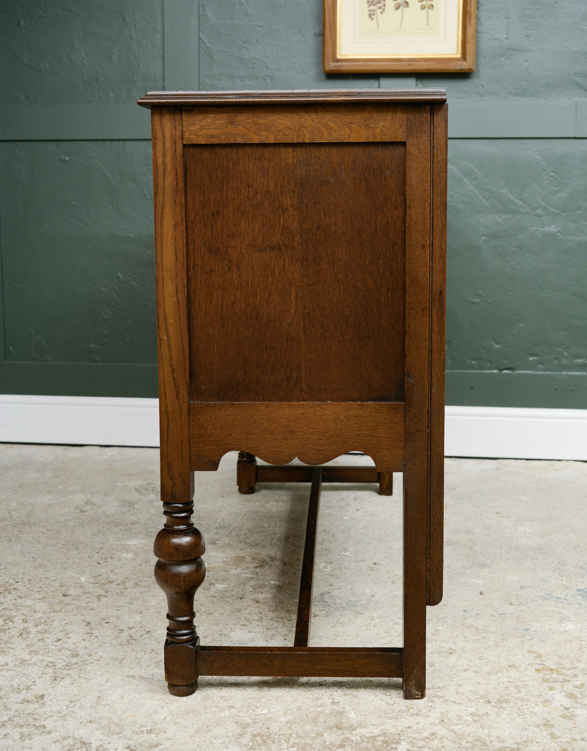 Early 20th Century Oak Sideboard Buffet - Ideal Bathroom Vanity Conversion