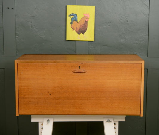 Ladderax Teak Vinyl Cabinet - Modular Cabinet