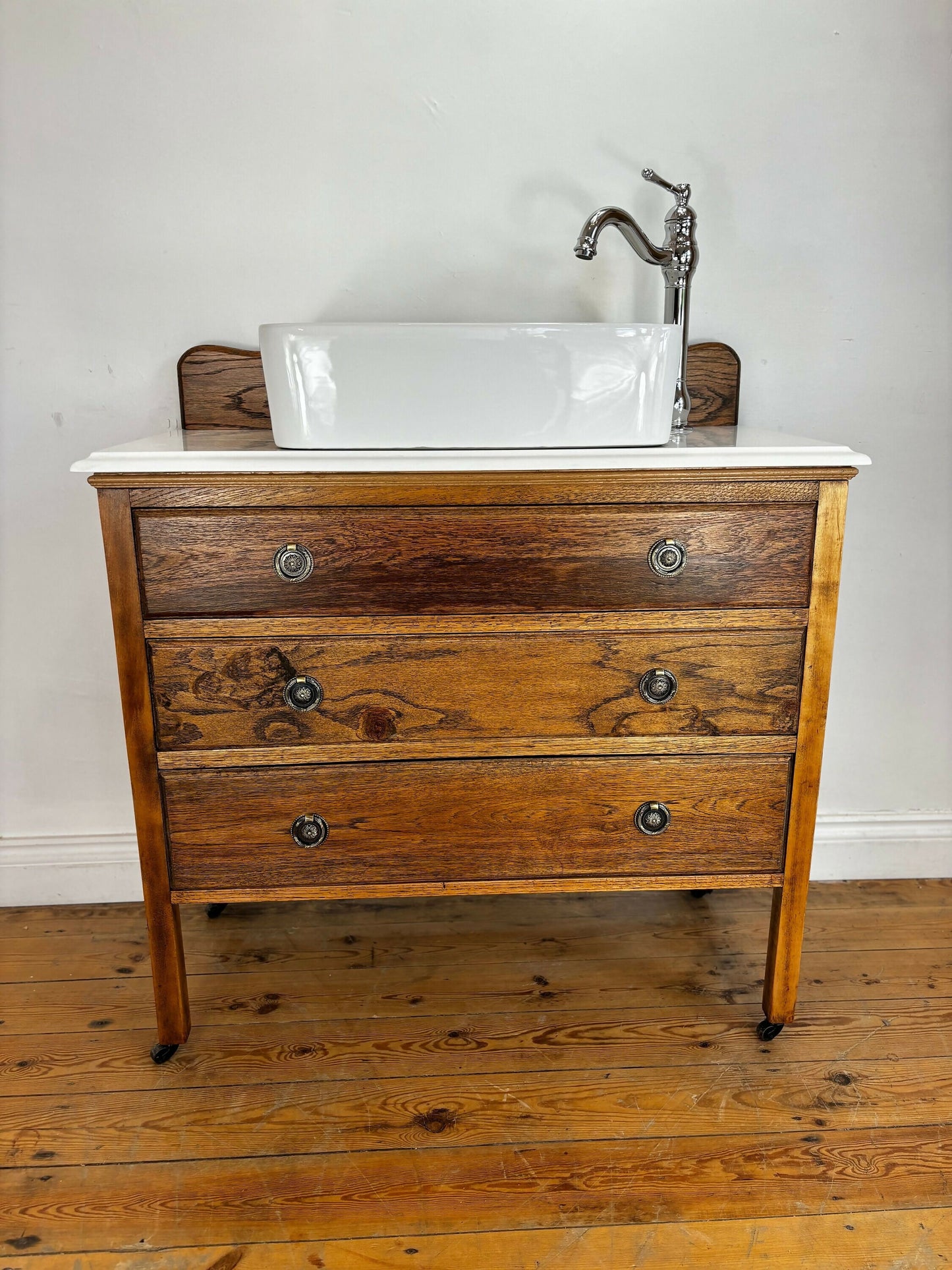 Vintage Vanity Unit Made to Order Bathroom Vanity Unit Custom Made Bathroom Furniture Antique Vintage Bathroom Washstand Basin Unit