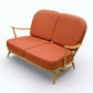 Ercol Jubilee 2str Sofa Genuine Ercol Upholstery Light #203/2 FREE UK Delivery. SBR11035/1010E
