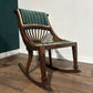 19th Century Beech Framed Rocking Chair1