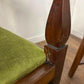 Pair of Edwardian Mahogany Upholstered Armchairs