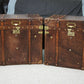 Luxury Leather Hand Dyed Travel Storage Trunks
