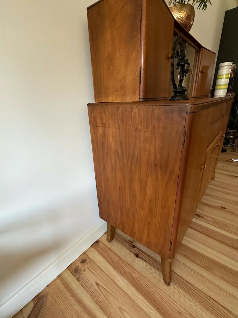 Mid Century Teak High Sideboard Nathan Vintage Highboard