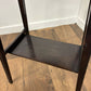 Vintage Stained Oak Side Table With Oval Top