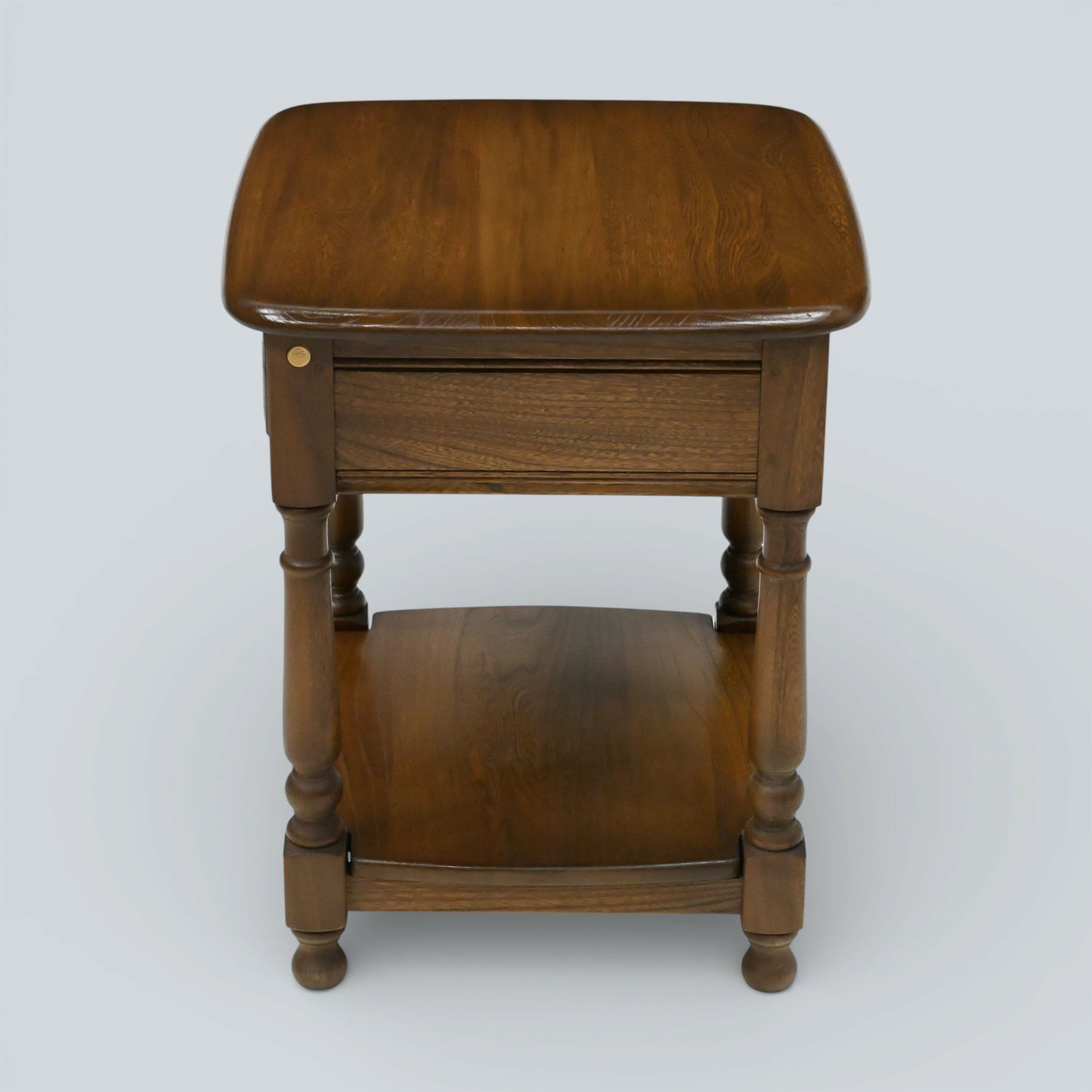 Ercol Lamp/Bedside Table Golden Dawn Finish Mid Century Modern Elm FREE Delivery