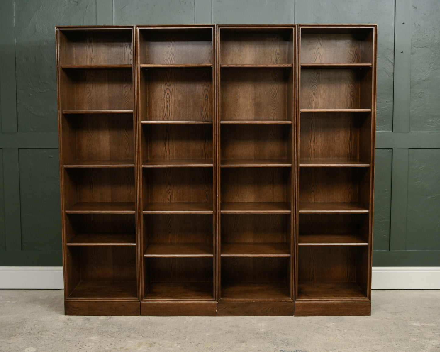 4 x Modular Oak Bookcases by Karimoku Furniture - Jap