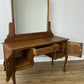 Dressing Table with Mirror Vintage French Oak Louis Vanity Table Makeup LOT 6317