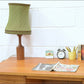 Vintage teak table lamp side lamp base (no shade!) mid century danish design