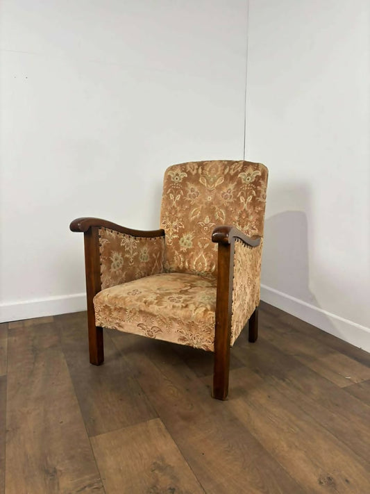 Vintage Upholstered Armchair