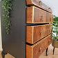 Tall Art Deco Walnut Chest of Drawers