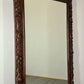 Antique French Oak Wall Mirror with Carved Frame Wall Decor 197cm LOT 4352