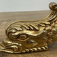 Standing Coat Hanger Vintage French Style Brass Ornate Coat Rack LOT 6453