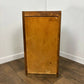 Vintage Dark Oak Veneer Narrow Of Four Drawer Chest