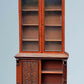 A Large Impressive Victorian Figured Mahogany Bookcase