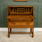 Vintage Oak Bureau Writing Desk - 1930s - 1940s