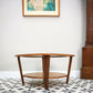 Remploy Teak Coffee Table with Two Tiers Glass Top and Afromosia Legs