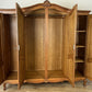 Wardrobe Vintage French Louis XVI Style Four Door Oak Carved Armoire LOT 6080
