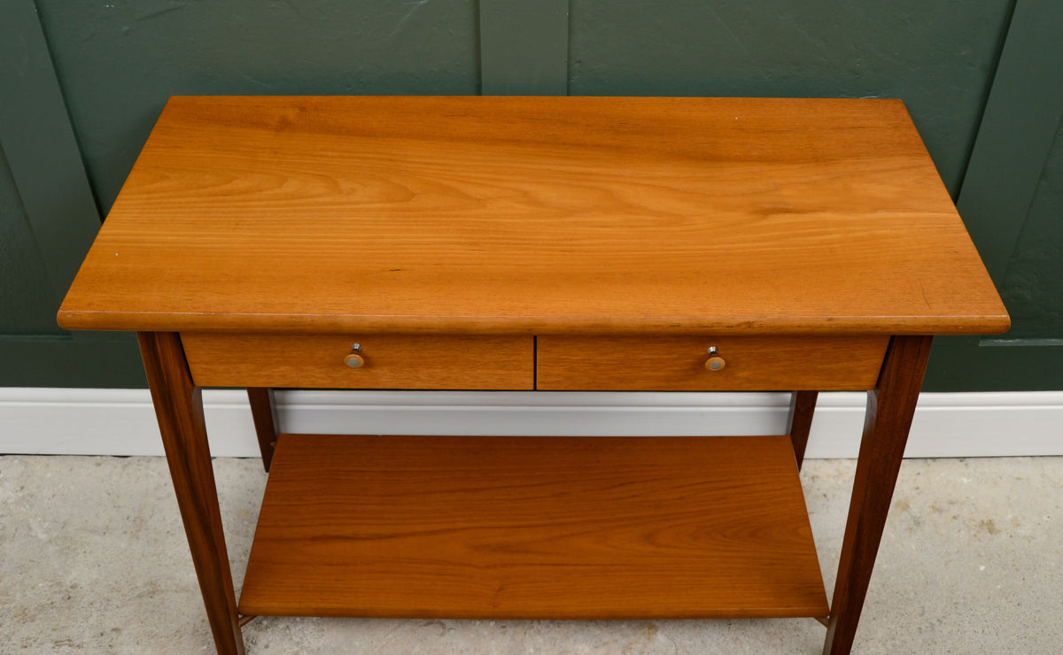 Mid Century Style Console Table with Drawers
