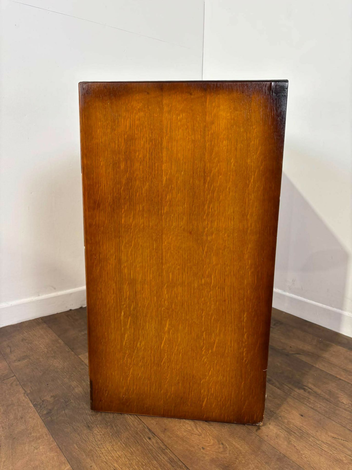 Vintage Oak Veneer Chest of Drawers