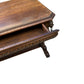 Antique Victorian solid Oak library table