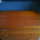 Austin Suite Tallboy Chest Of Drawers Mid Century 1960s (Oak)
