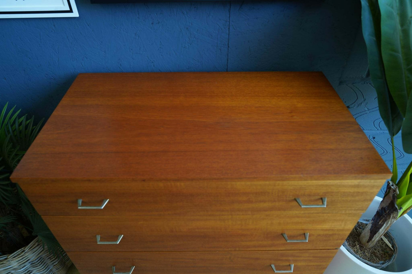 Austin Suite Tallboy Chest Of Drawers Mid Century 1960s (Oak)