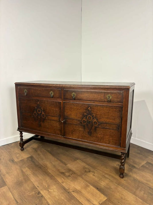 Vintage Oak Sideboard
