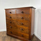 Victorian Mahogany Two Over Four Chest Of Drawers