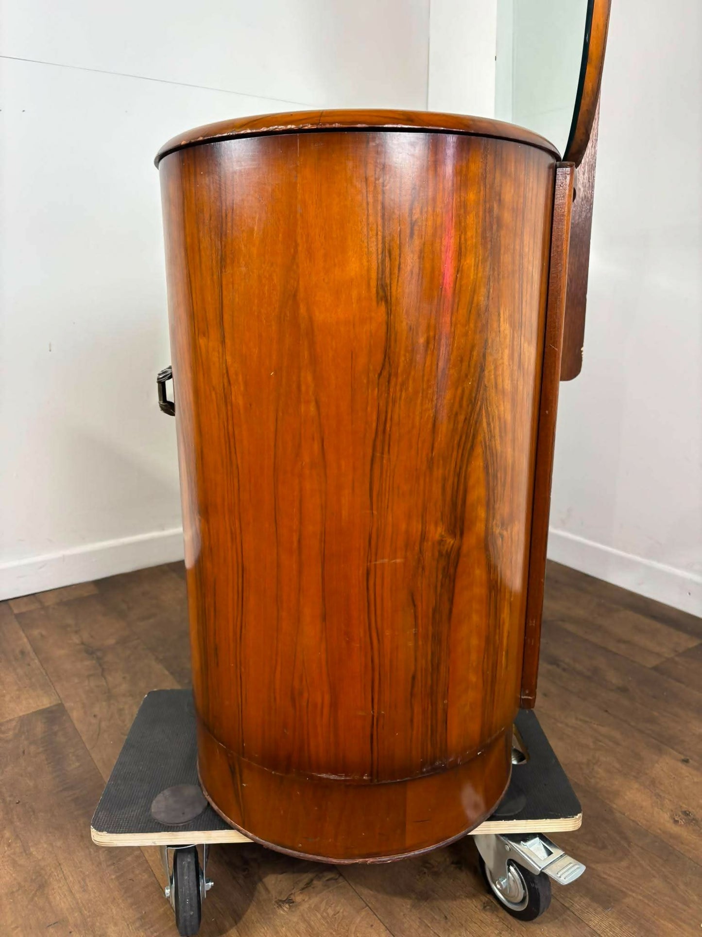 Art Deco Walnut Veneer Dressing Table by Shrager
