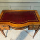 Vintage Desk /Writing Desk Red Leather Top Inlaid Rosewood Mid 1800’s