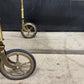 French Brass Faux Bamboo Cocktail Trolley
