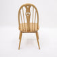 4 Ercol Windsor Swan Bow Back Dining Chairs Light Finish FREE UK Delivery. SBR9279/2506D