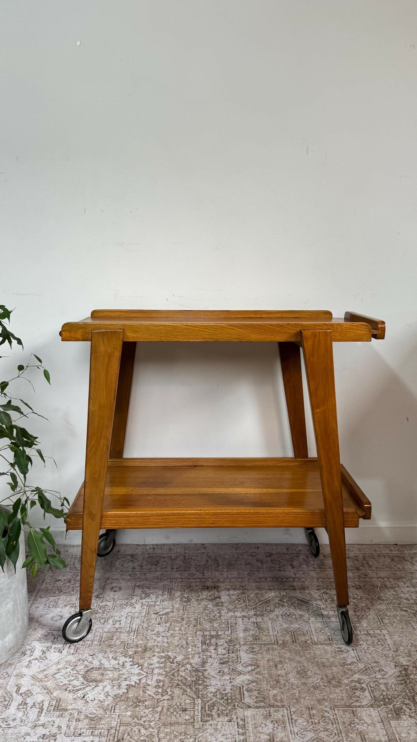 Mid century retro vintage trolley drinks Danish design