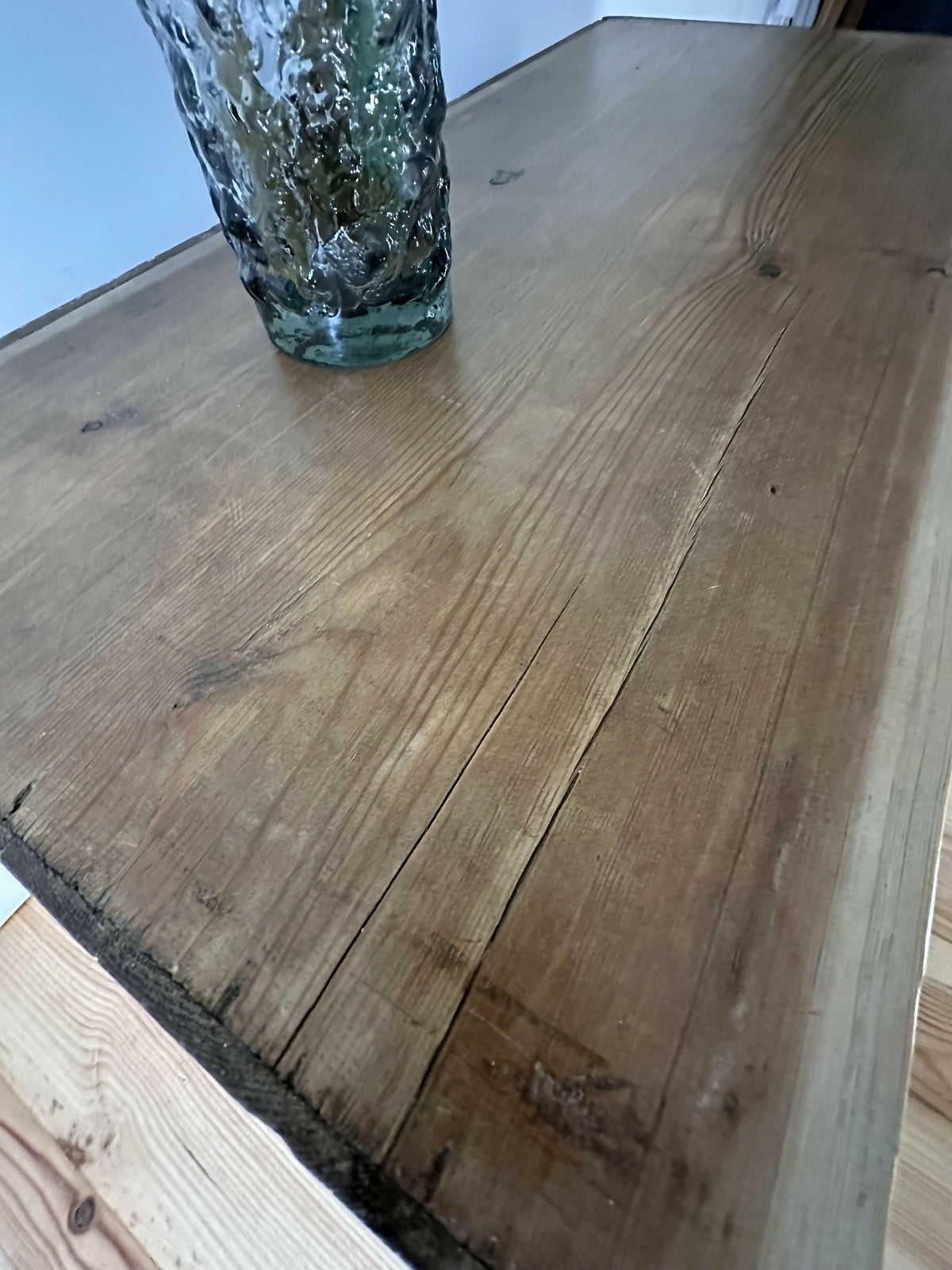 Antique Pine Pule Chest Stripped Rustic Pine Blanket Box