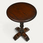 Old Charm Wine/Occasional Table Pedestal Tudor Brown Model 2217 FREE Delivery*. SBR10688/1007E