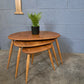 ERCOL PEBBLE TABLES ~ MID CENTURY ~ VINTAGE ~ RESTORED