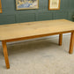 Handmade Solid Oak Dining Table - Almost 7 Foot - Washed Oak
